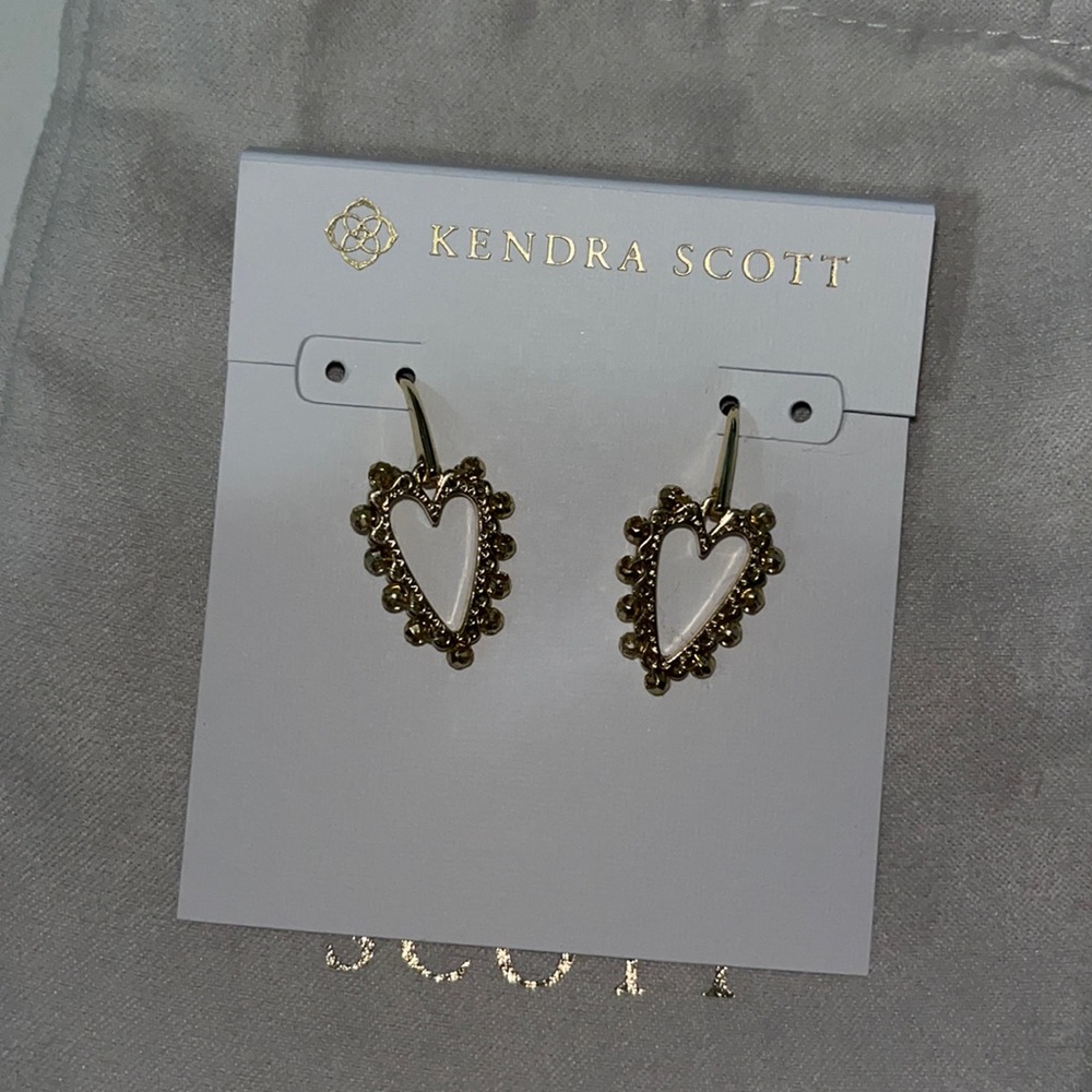 Heart drop earrings Kendra Scott